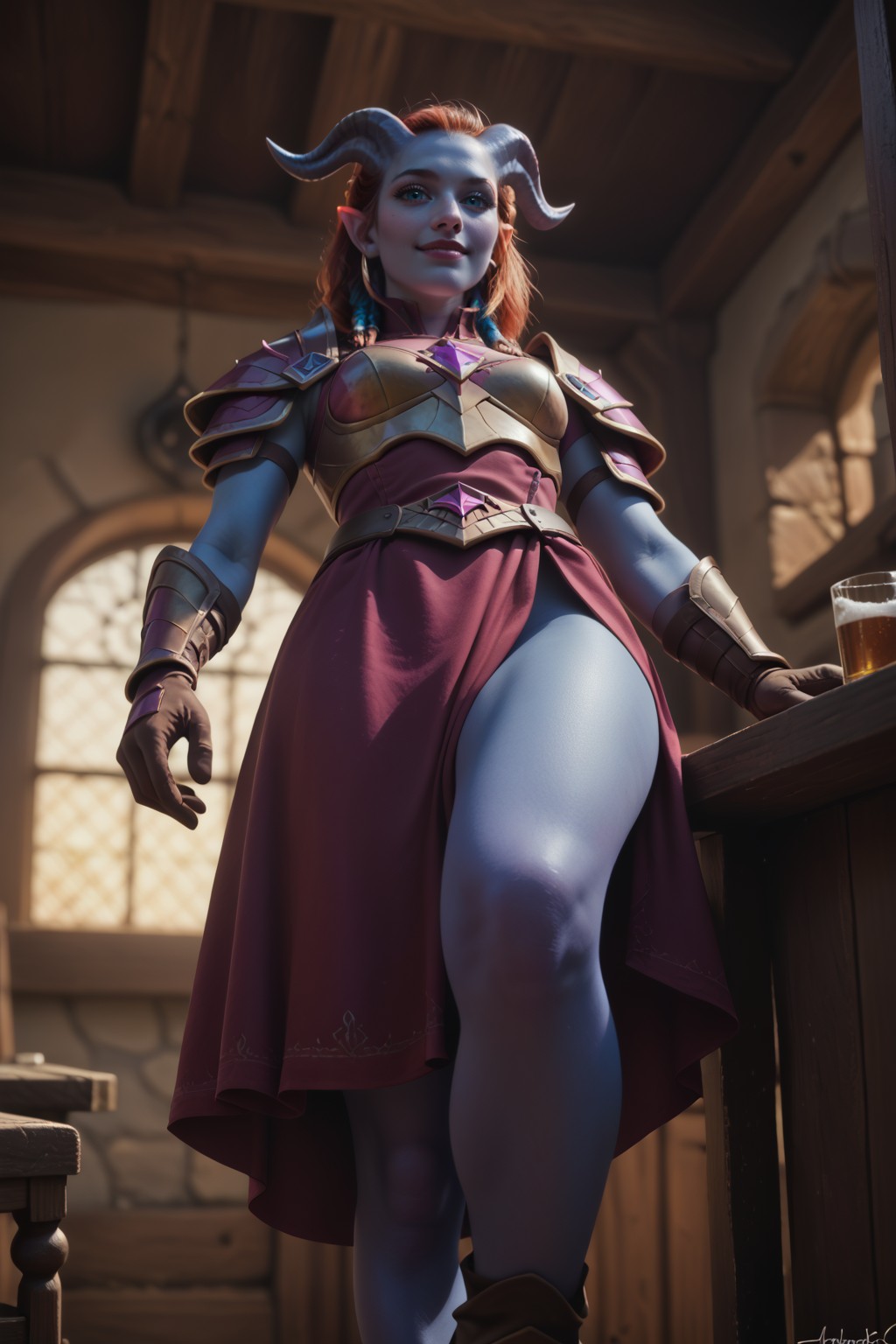 ! Draenei (Warcraft) (Y) commission blue one 2 archive with all images