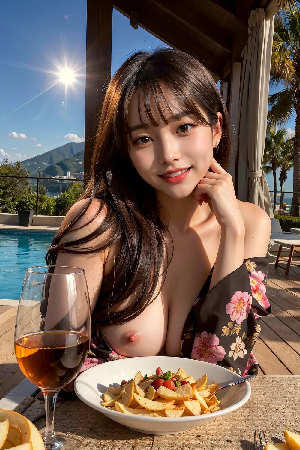 ★PATREON★ - Rurina Poolside Kimono
