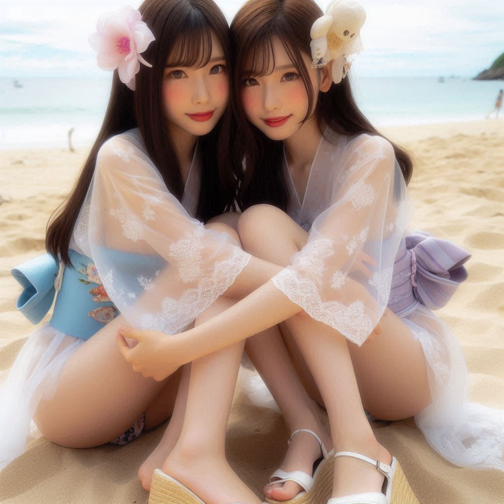 Romantic Collection - Beach Yukata (1) Double