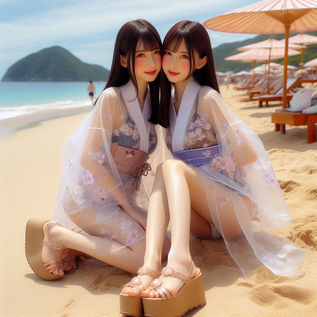 Romantic Collection - Beach Yukata (1) Double