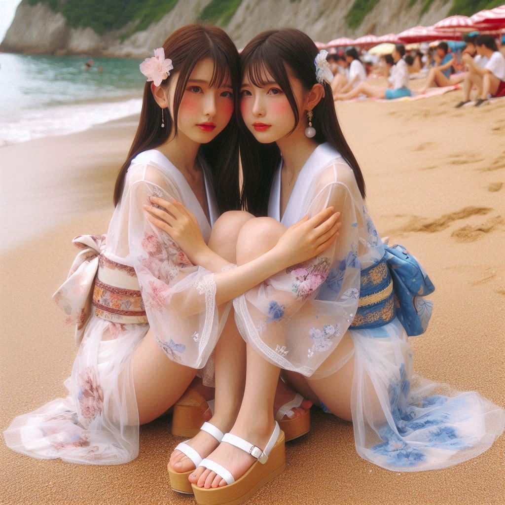 Romantic Collection - Beach Yukata (1) Double