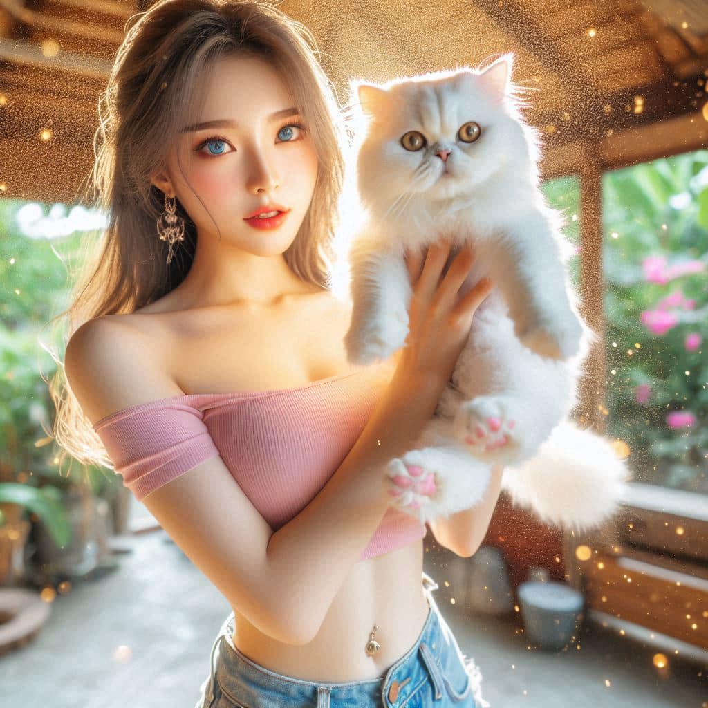 Can't resist the little pink kitten pad
