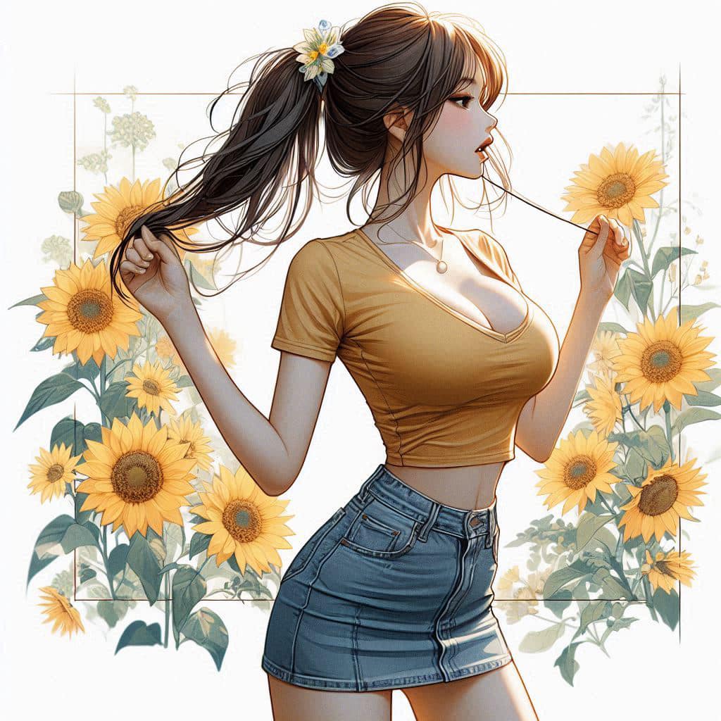 I heard that lifting hair. The action of tying the ponytail will discharge. It is heartwarming.