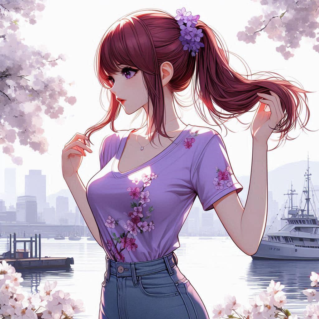 I heard that lifting hair. The action of tying the ponytail will discharge. It is heartwarming.