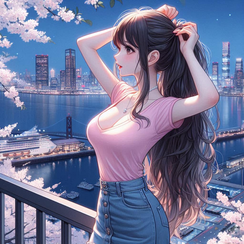 I heard that lifting hair. The action of tying the ponytail will discharge. It is heartwarming.