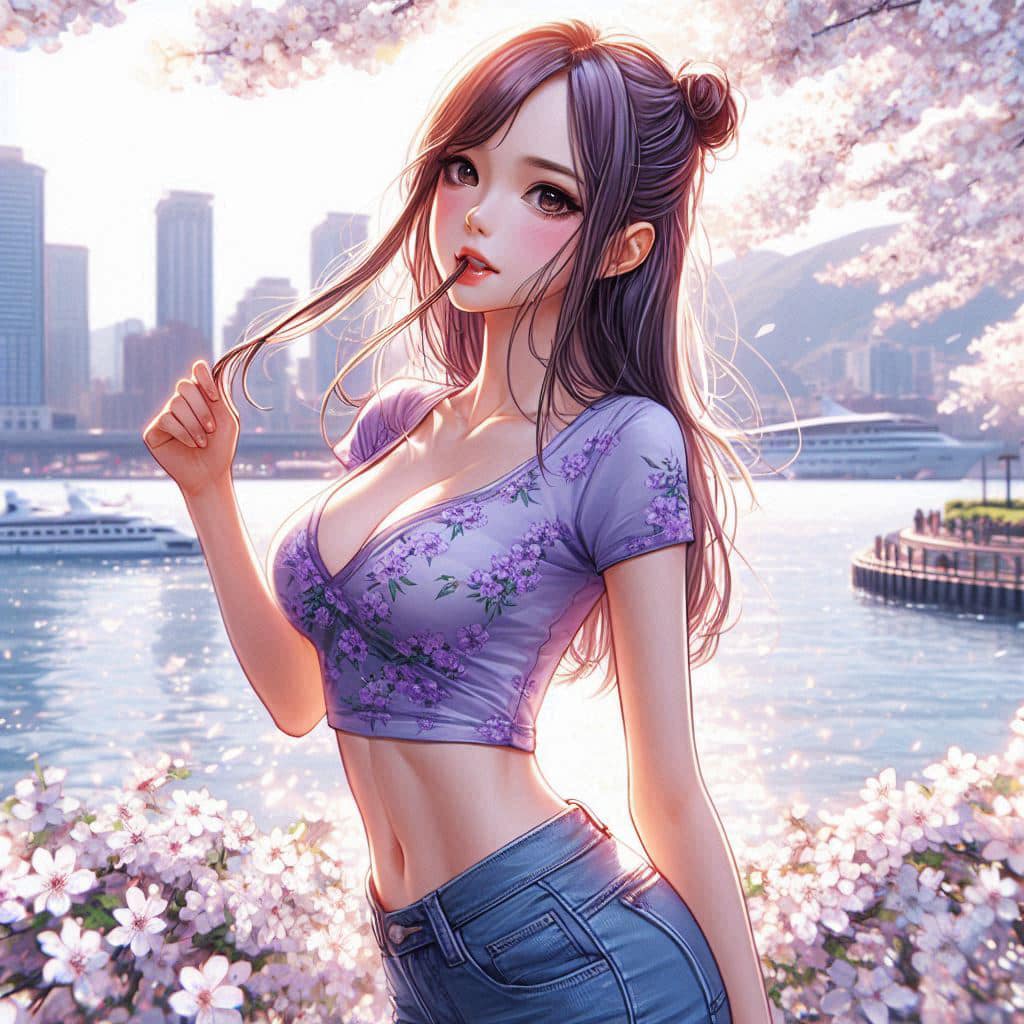 I heard that lifting hair. The action of tying the ponytail will discharge. It is heartwarming.