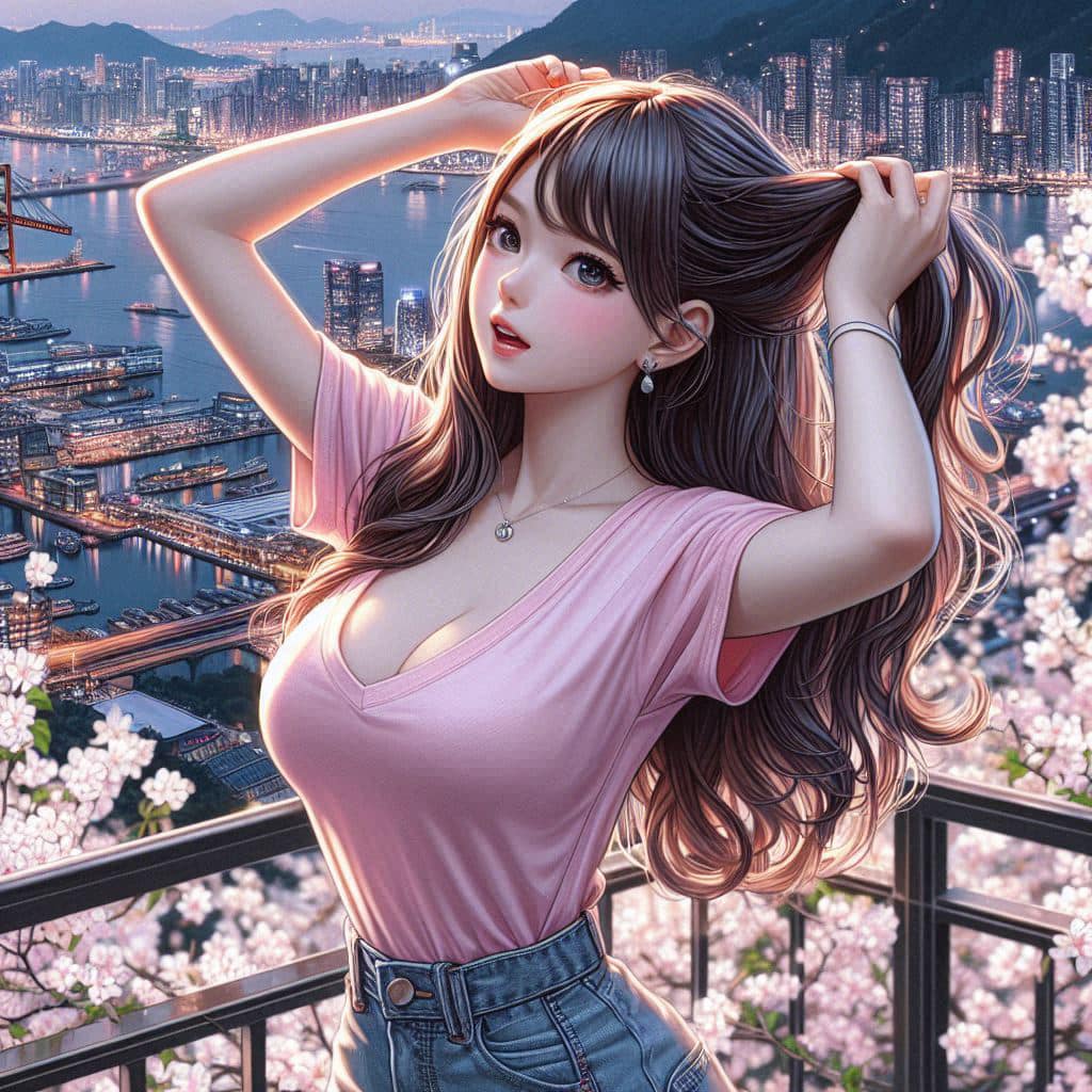 I heard that lifting hair. The action of tying the ponytail will discharge. It is heartwarming.