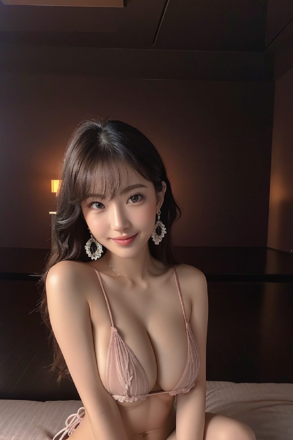 In bed