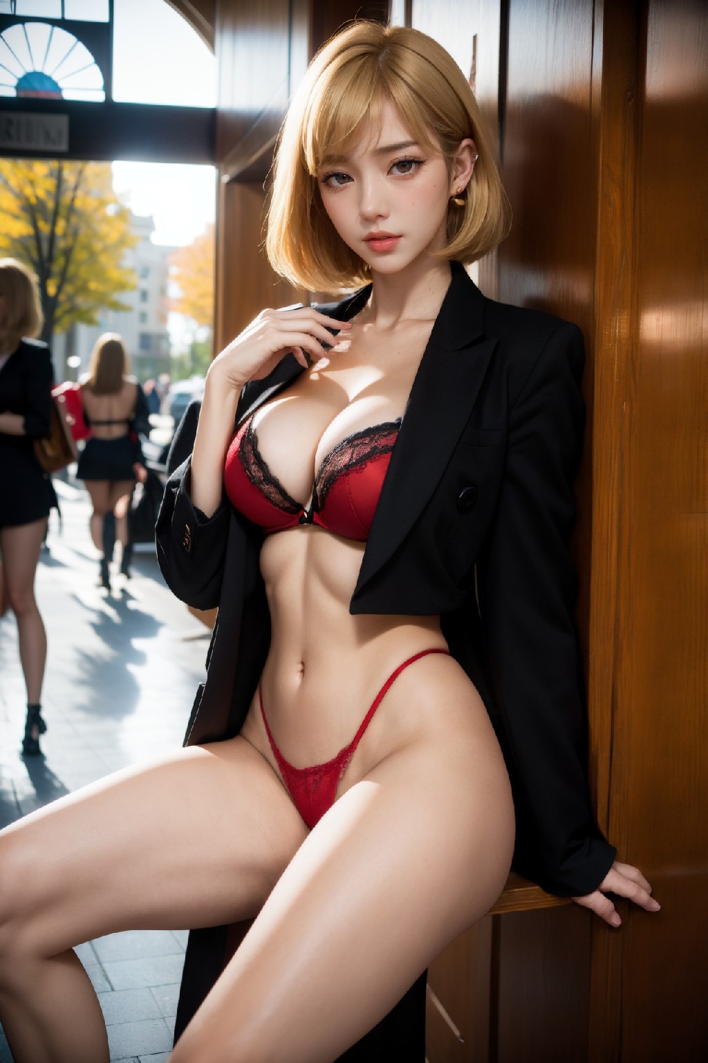 Jacket High Leg Lingerie # 4