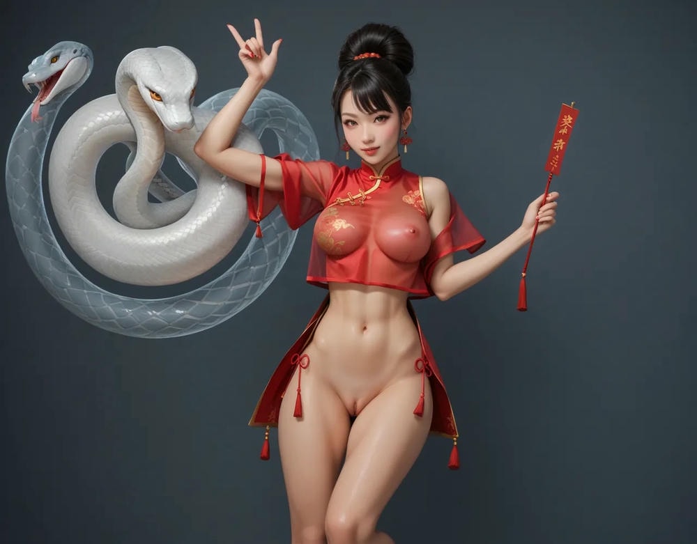人像系列：蛇年 1