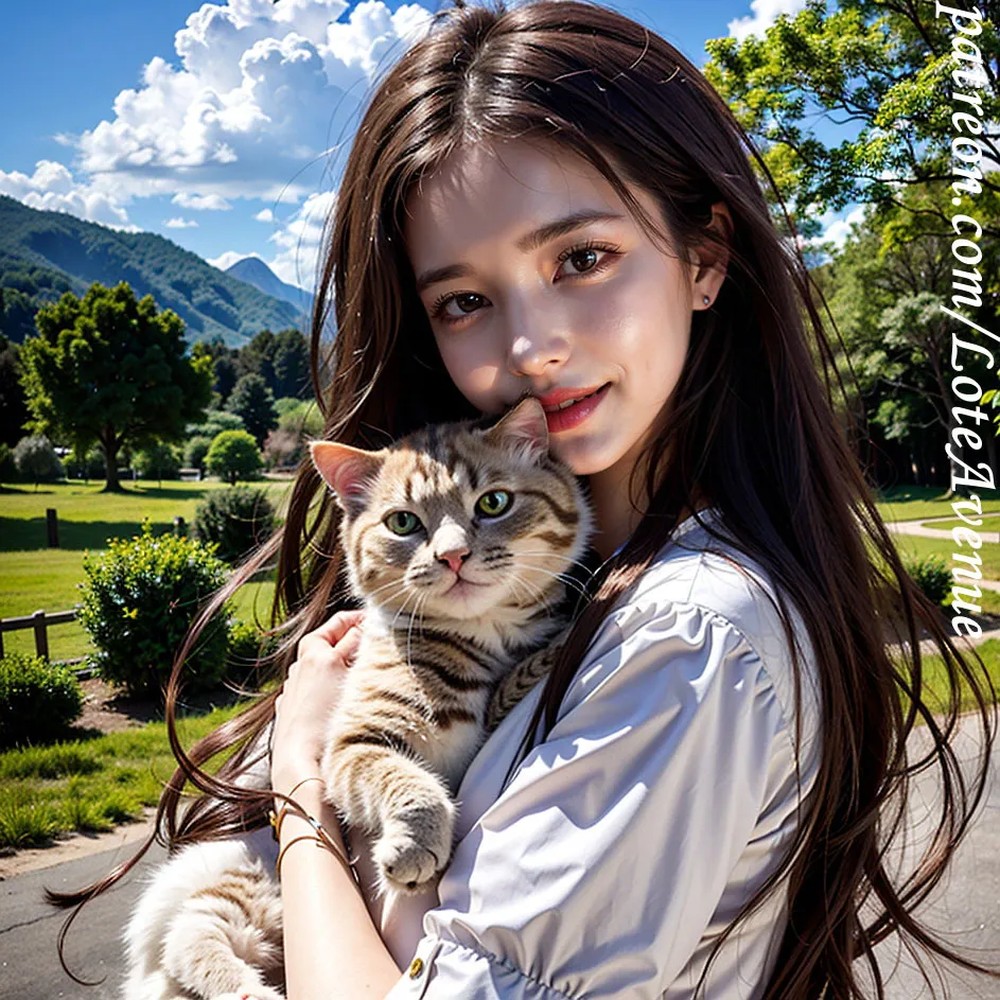 ★PATREON★ - Event Sfw Lovely Ash With The Cat