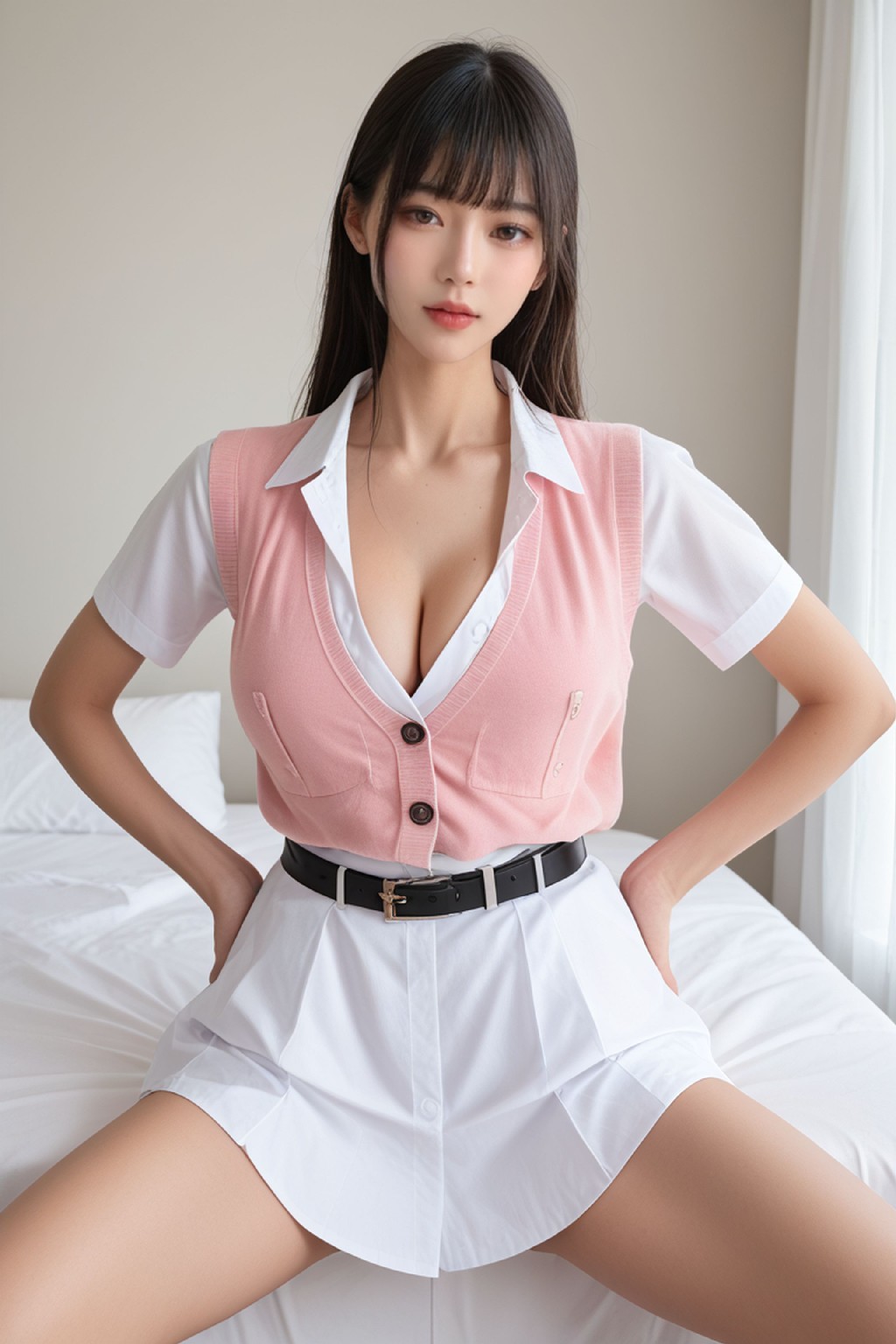 粉紅色外套