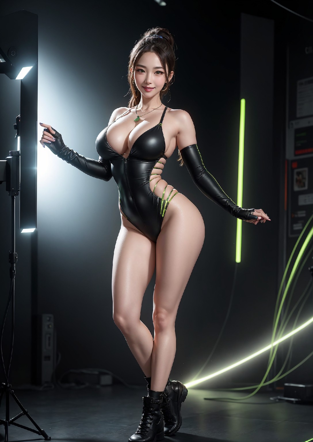 Computex Nvidia AI 女孩2