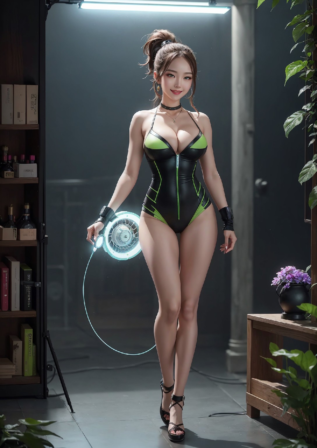 Computex Nvidia AI 女孩2