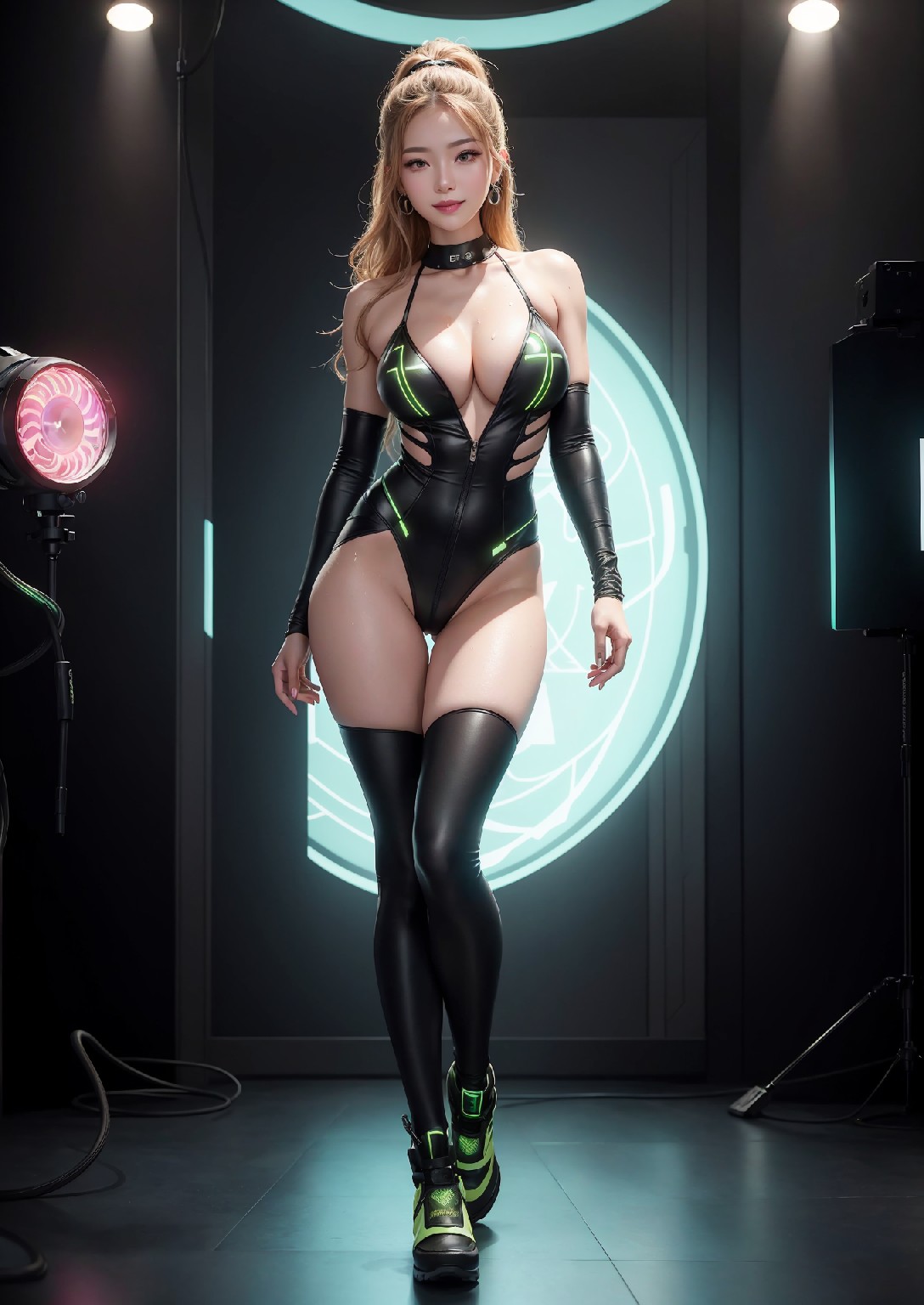 Computex Nvidia AI 女孩2