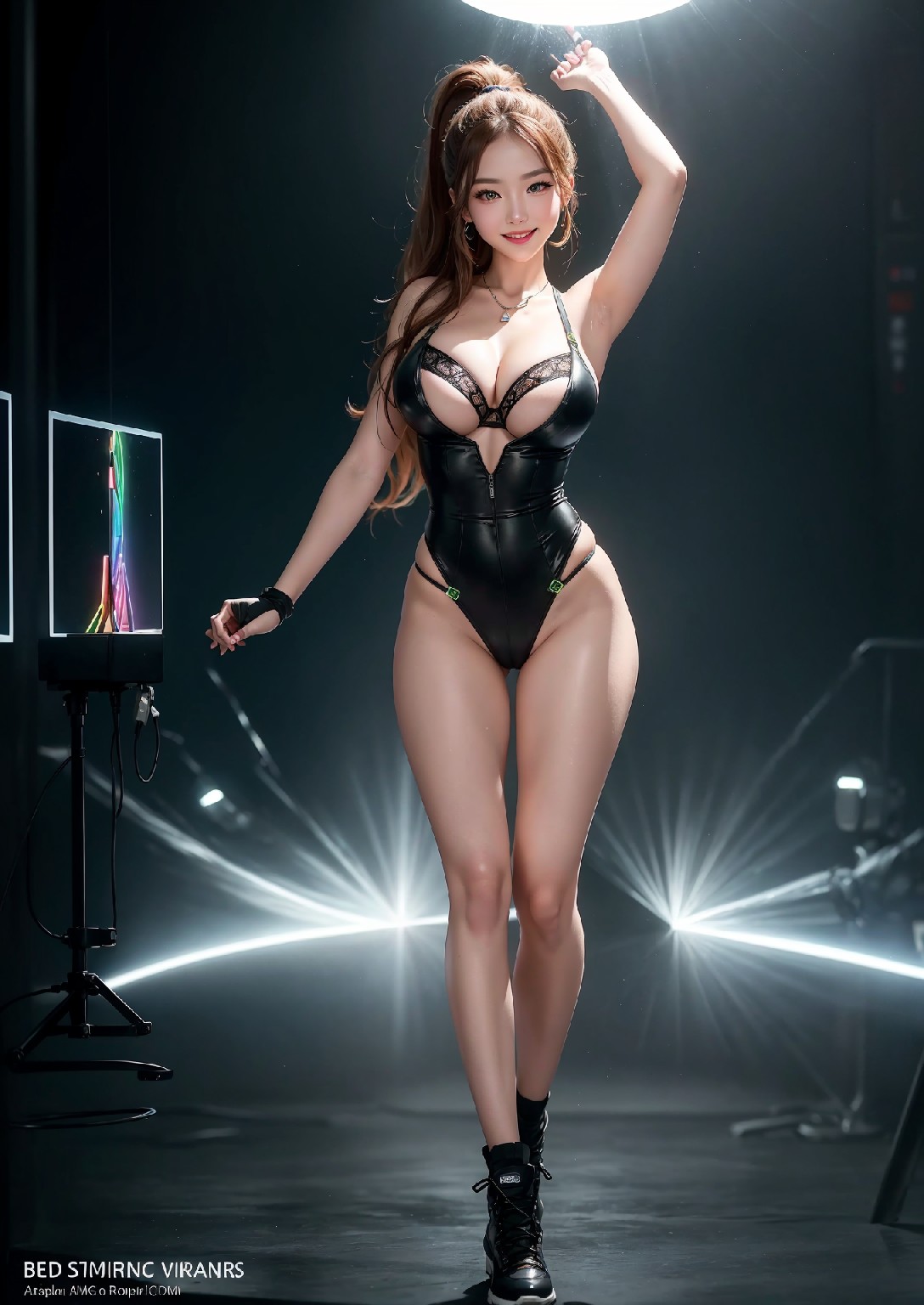 Computex Nvidia AI 女孩2