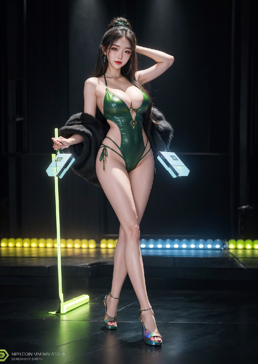 Computex Nvidia AI 女孩2