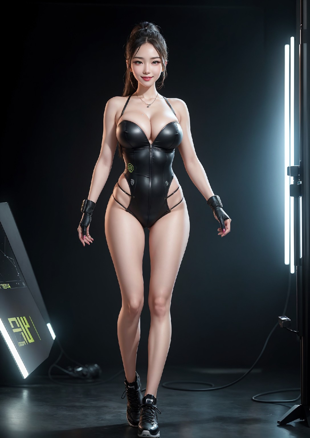 Computex Nvidia AI 女孩2
