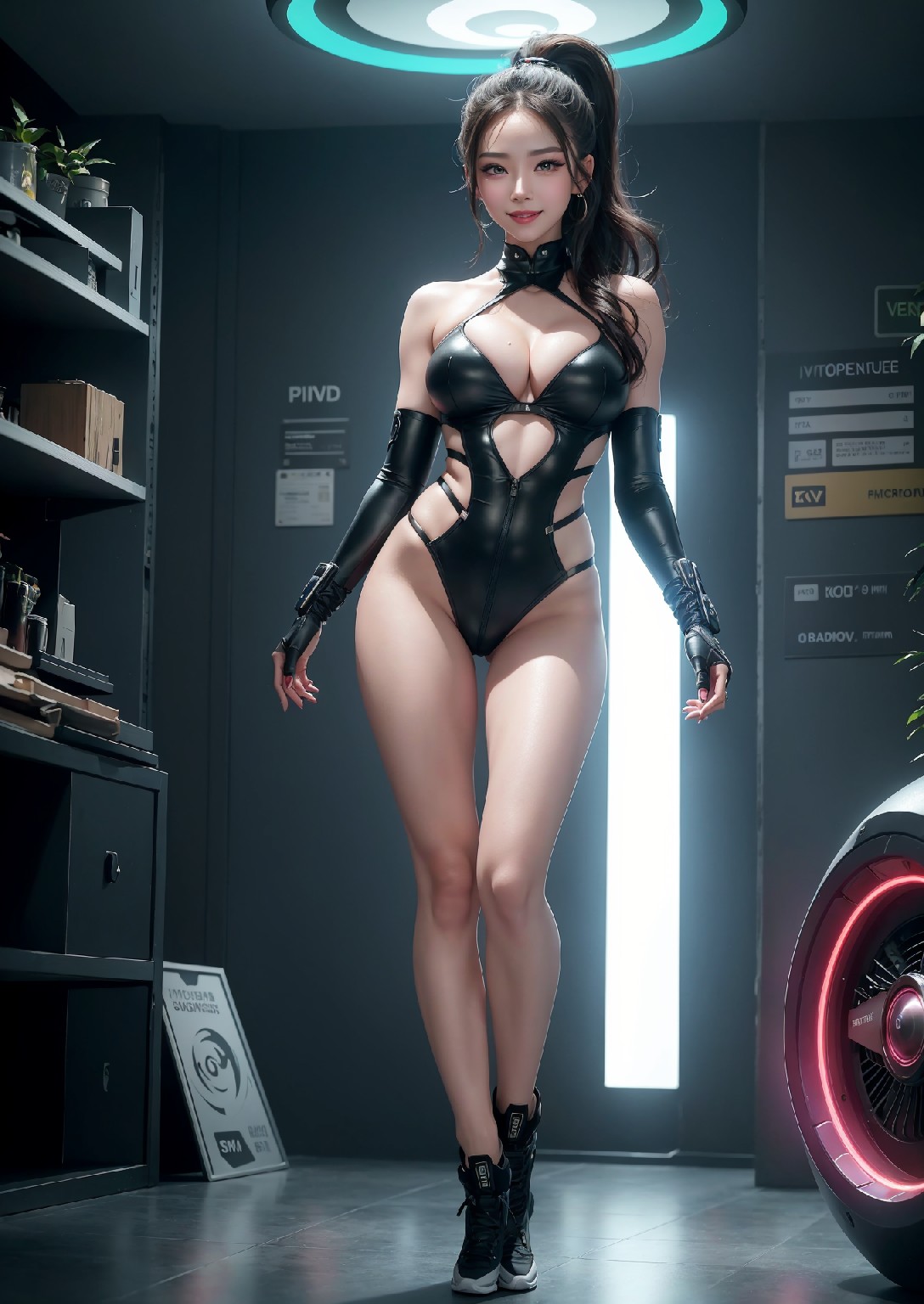 Computex Nvidia AI 女孩2