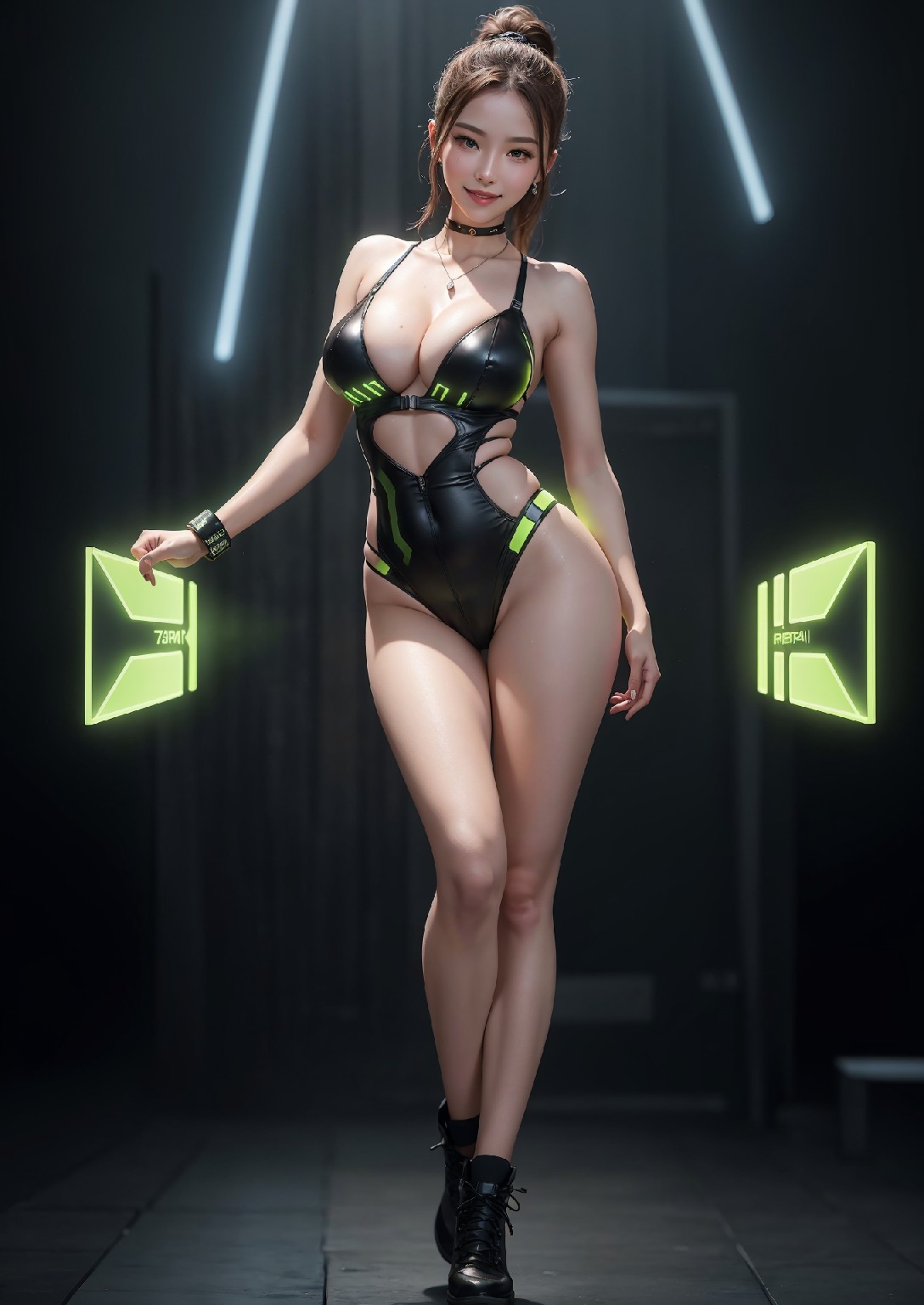 Computex Nvidia AI 女孩2