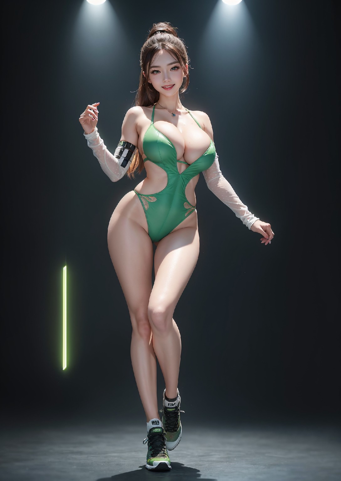 Computex Nvidia AI 女孩2