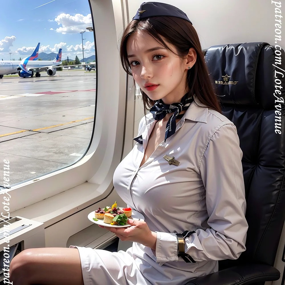 ★PATREON★ - Free. Welcome Air. Stewardess Ash