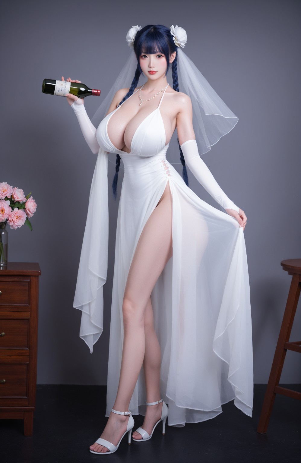 miku &amp; wedding dress
