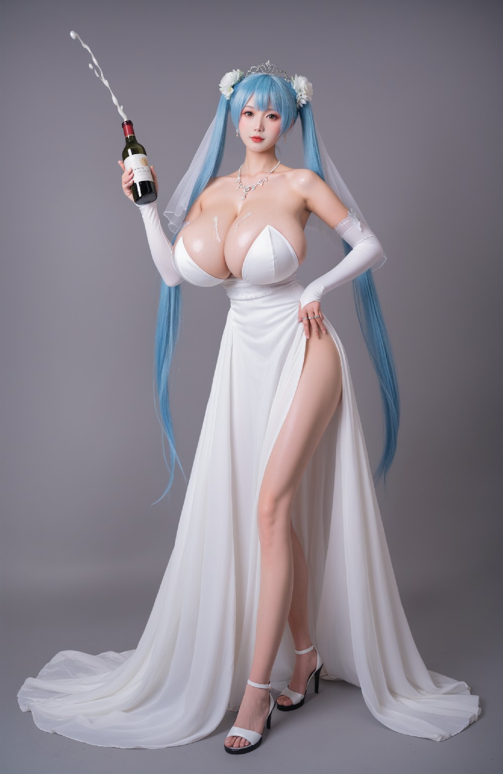 miku &amp; wedding dress