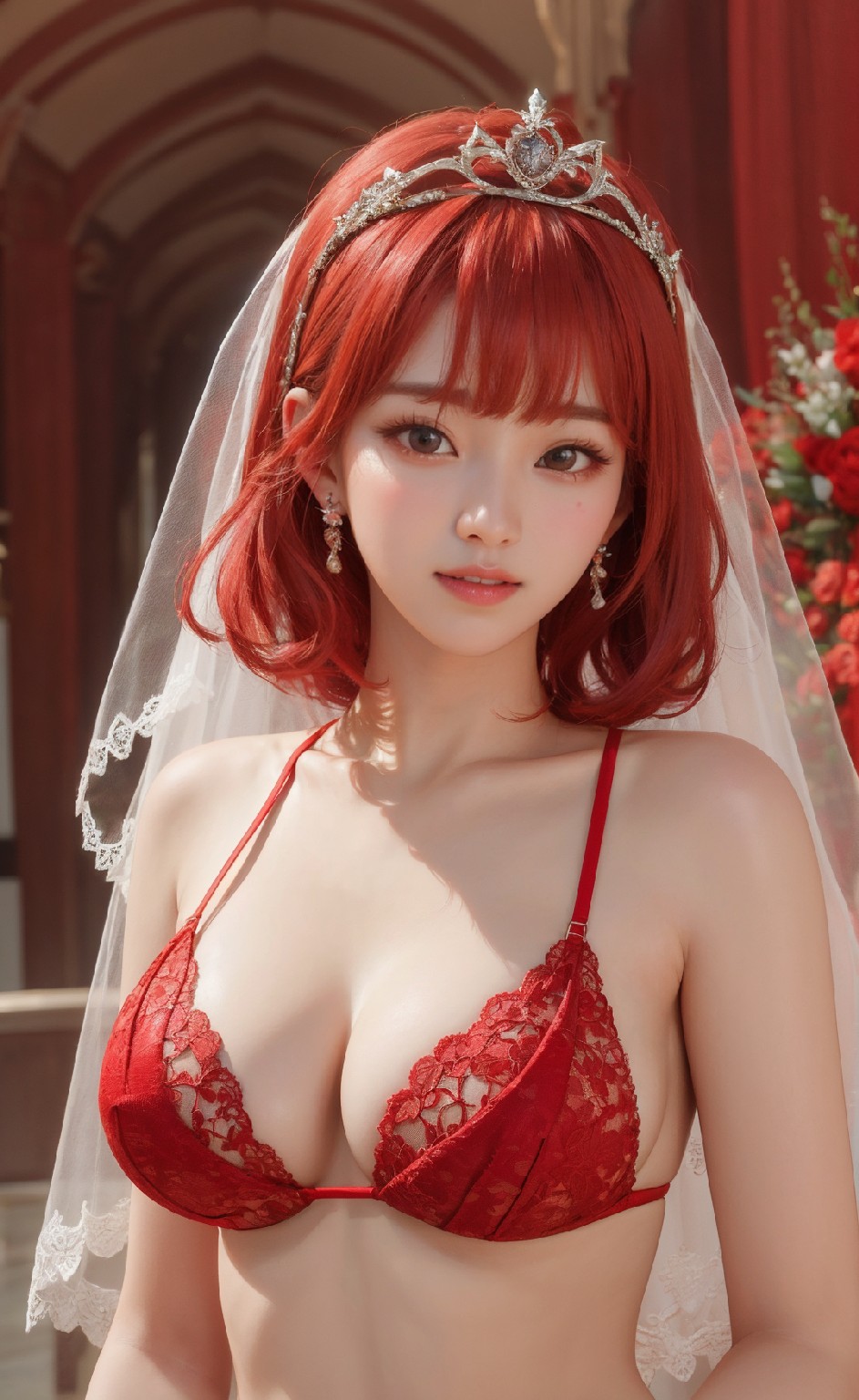 大紅內衣