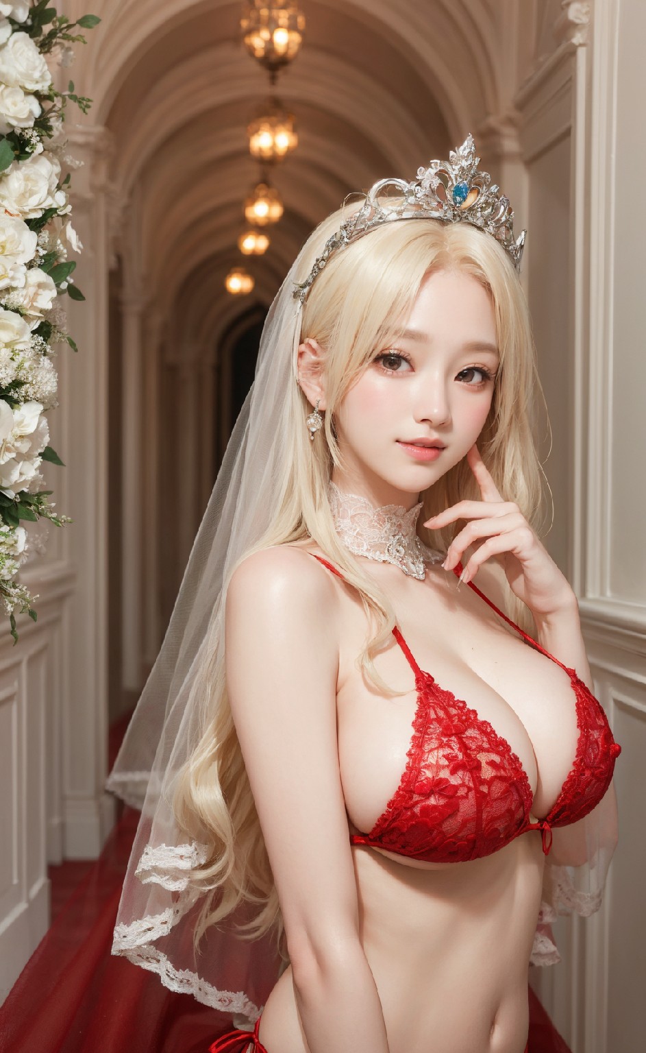 大紅內衣