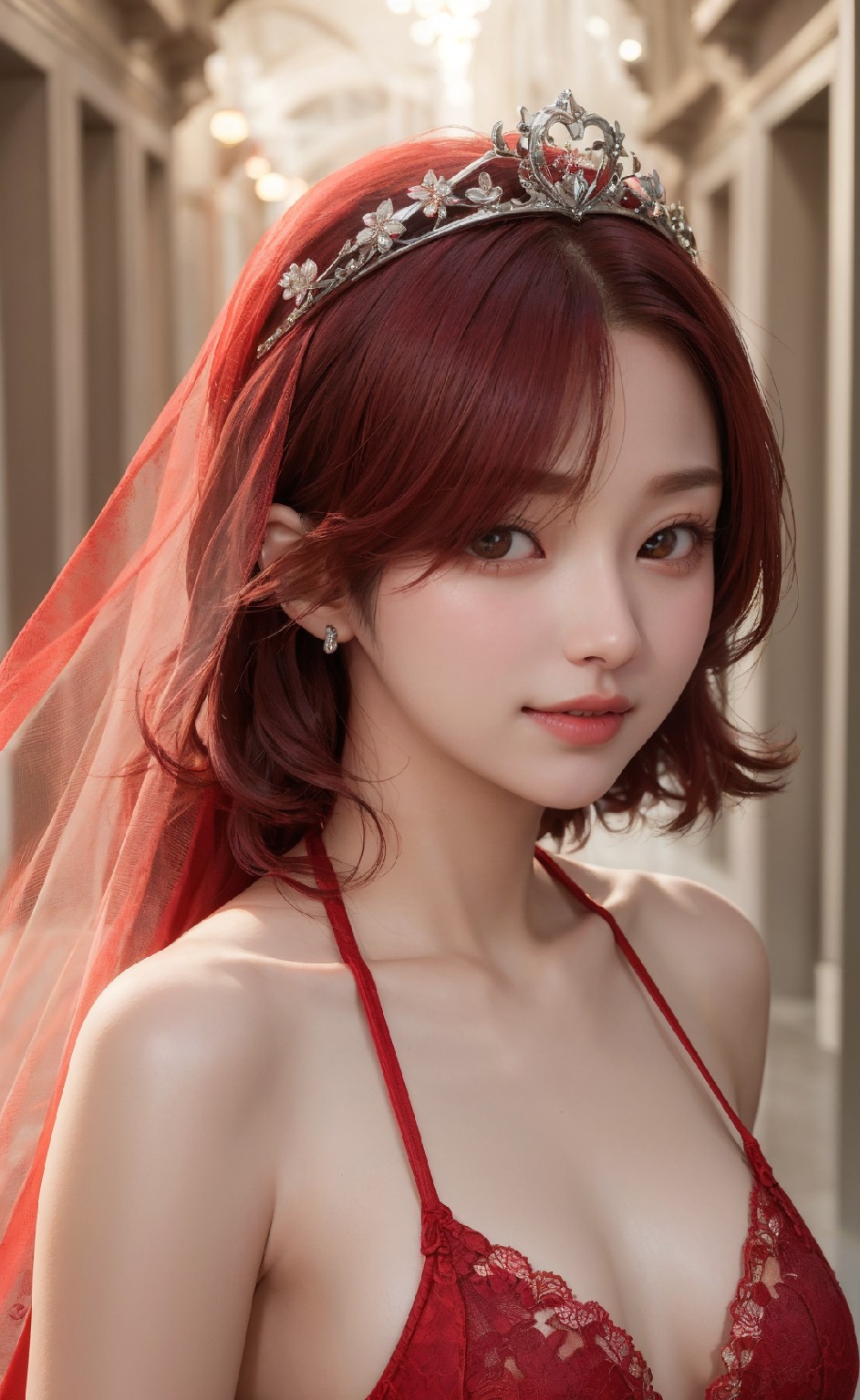 大紅內衣