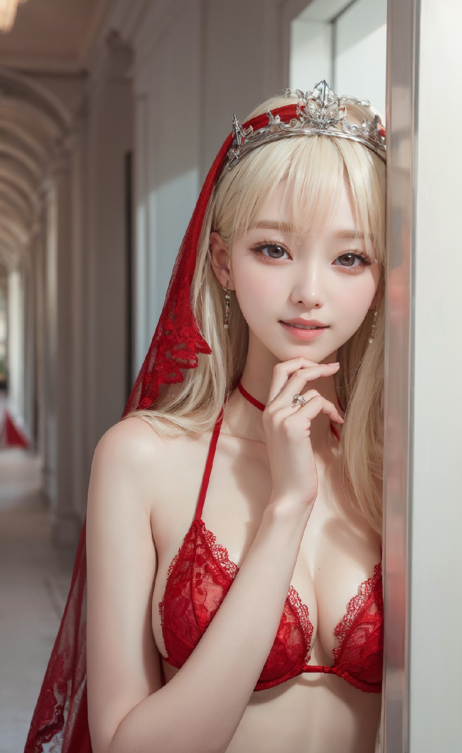 大紅內衣