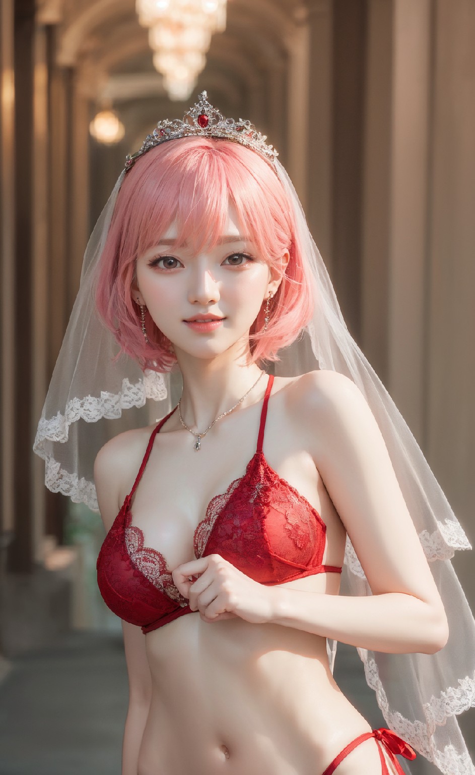 大紅內衣