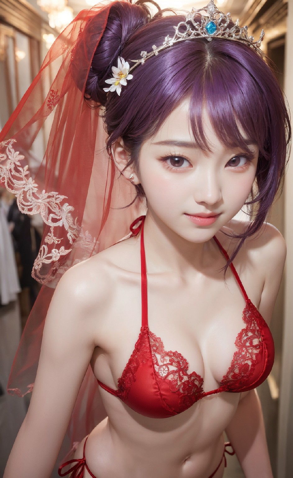 大紅內衣