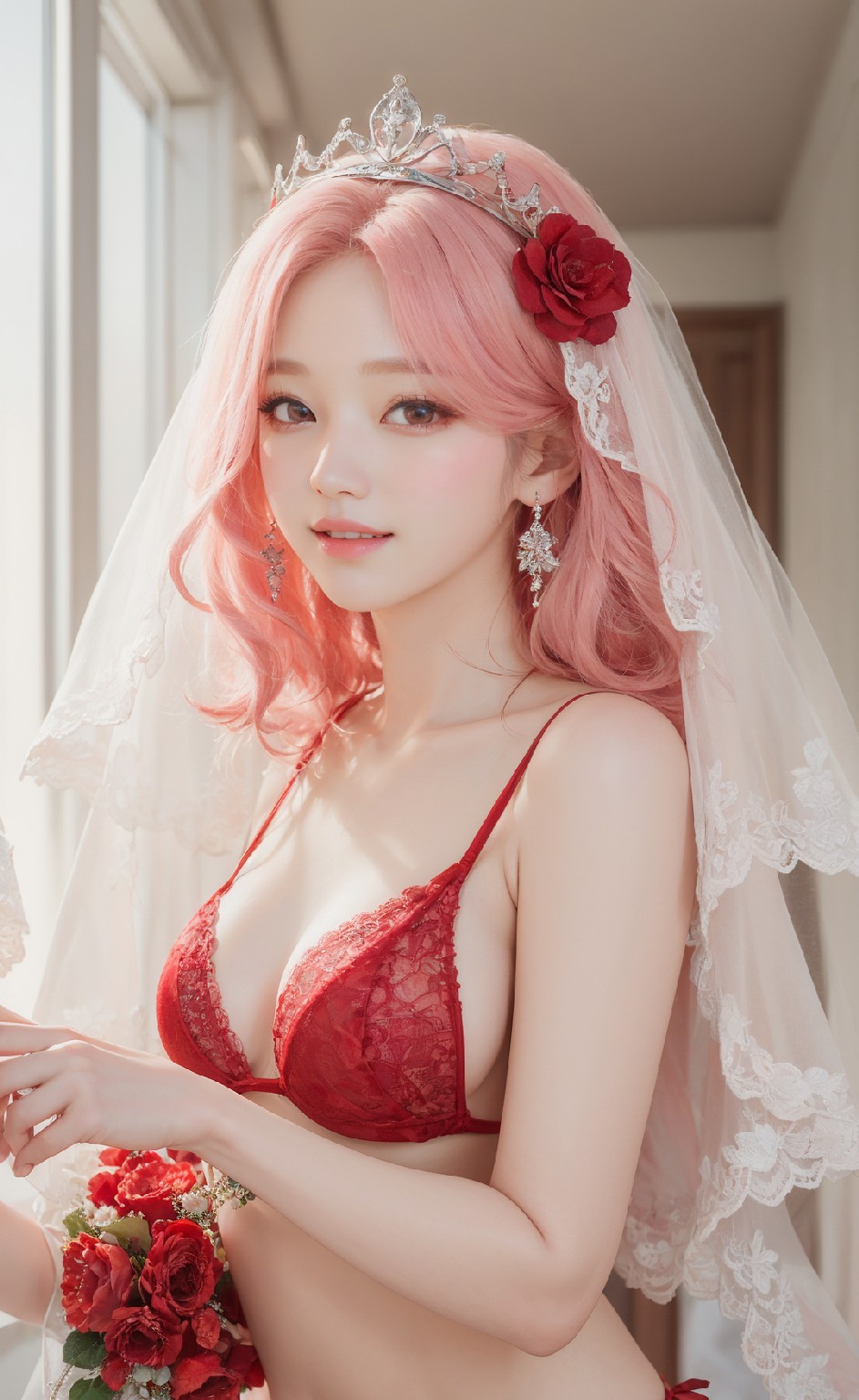 大紅內衣
