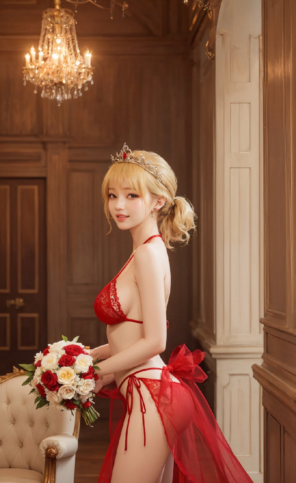 大紅內衣