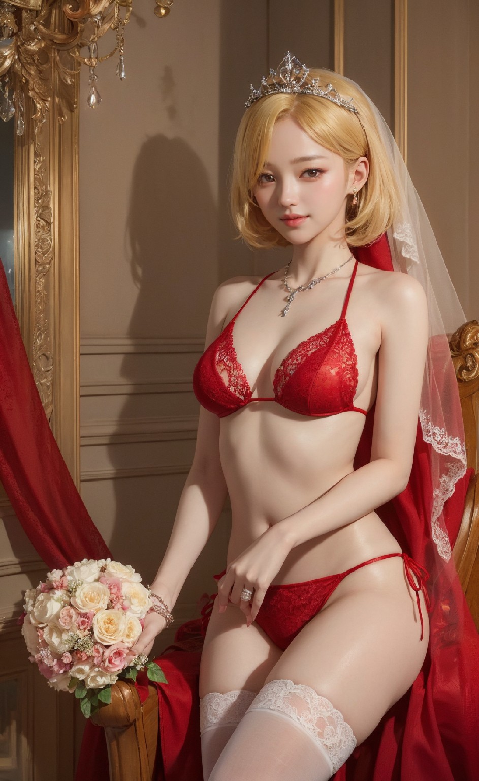 大紅內衣