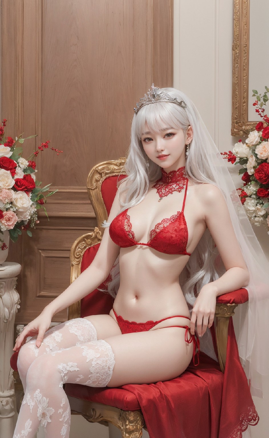 大紅內衣