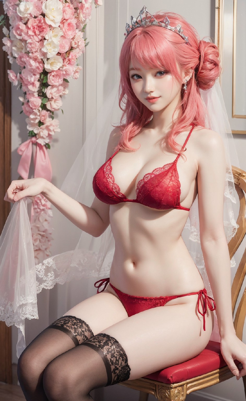 大紅內衣