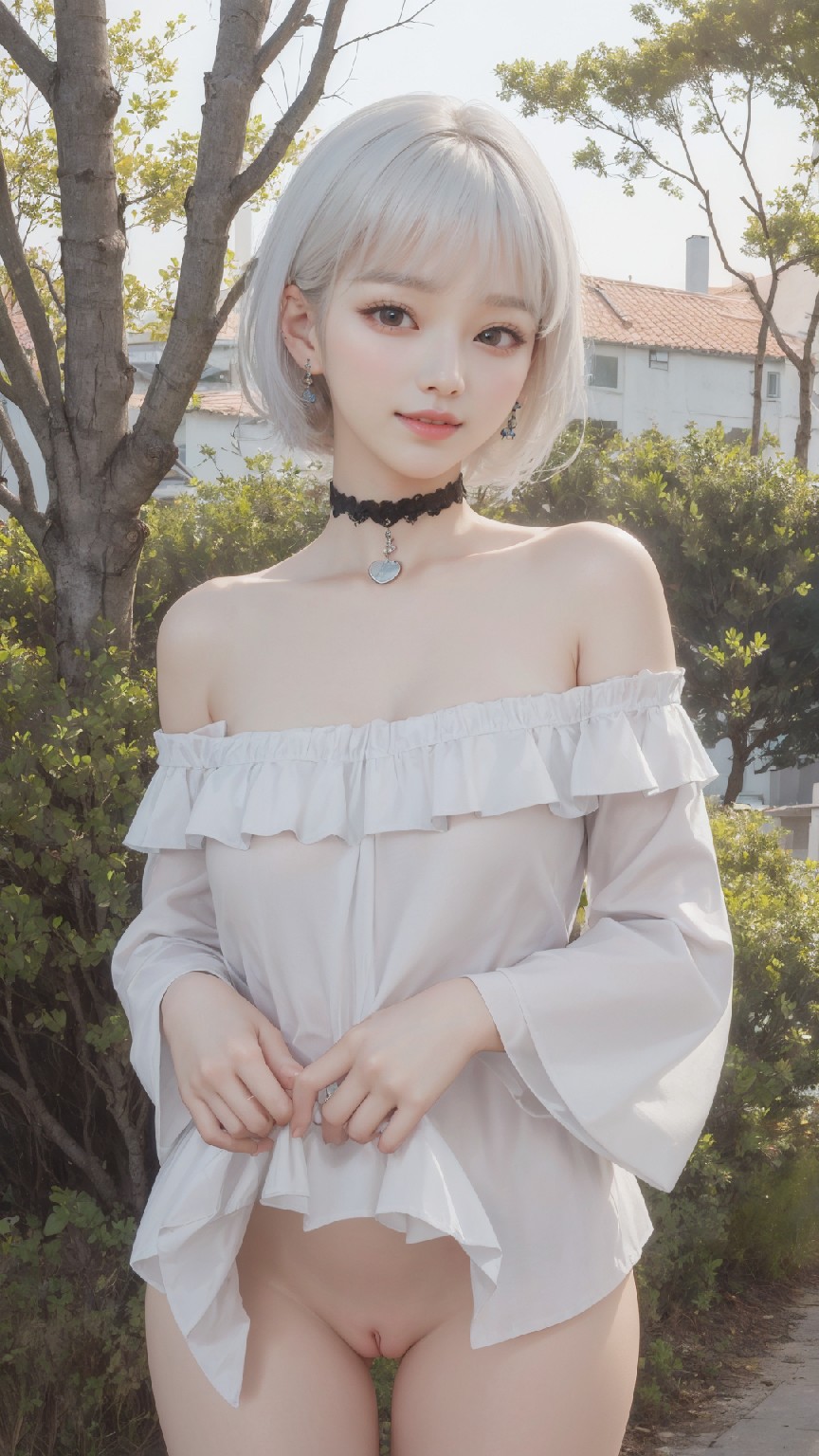 純白