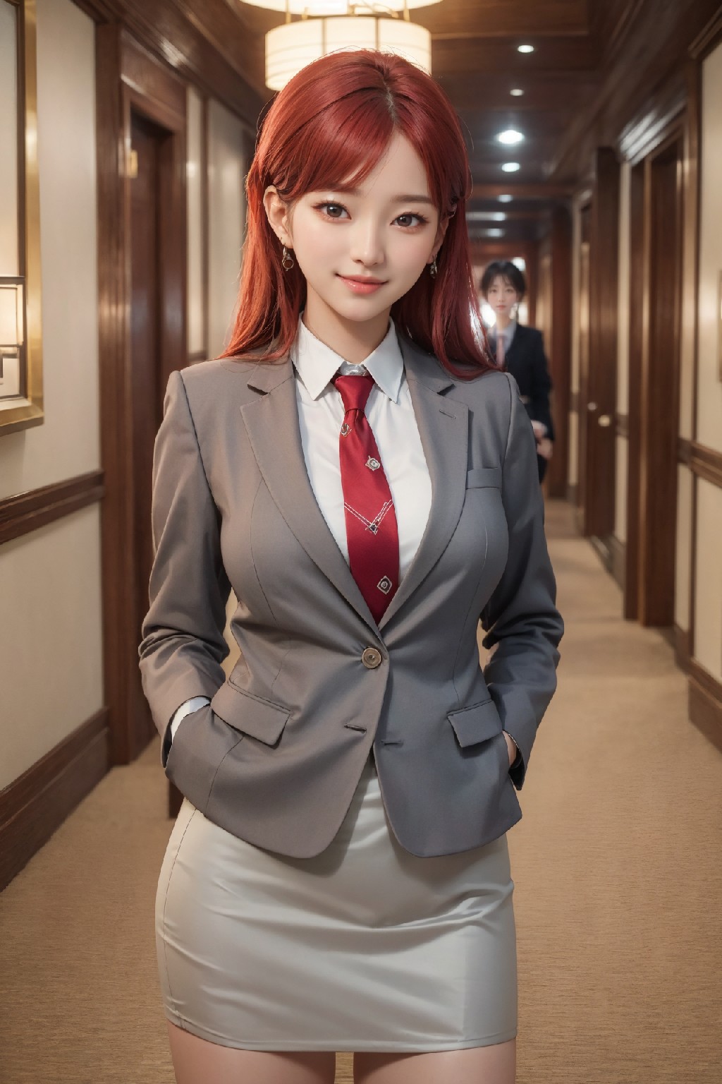 女銷售員