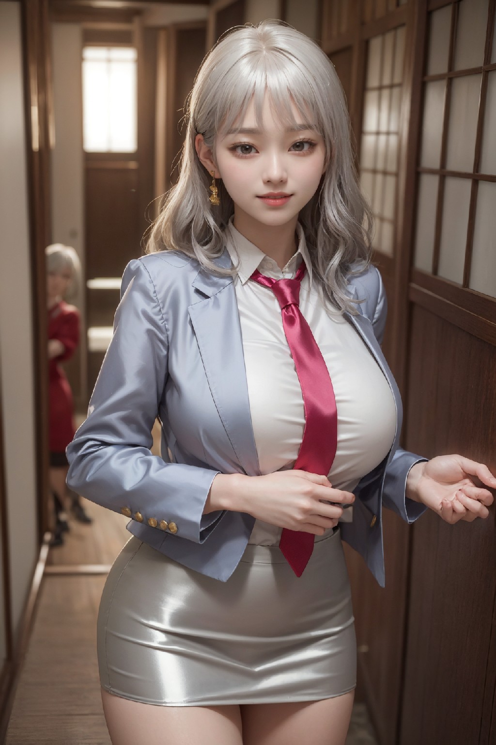 女銷售員