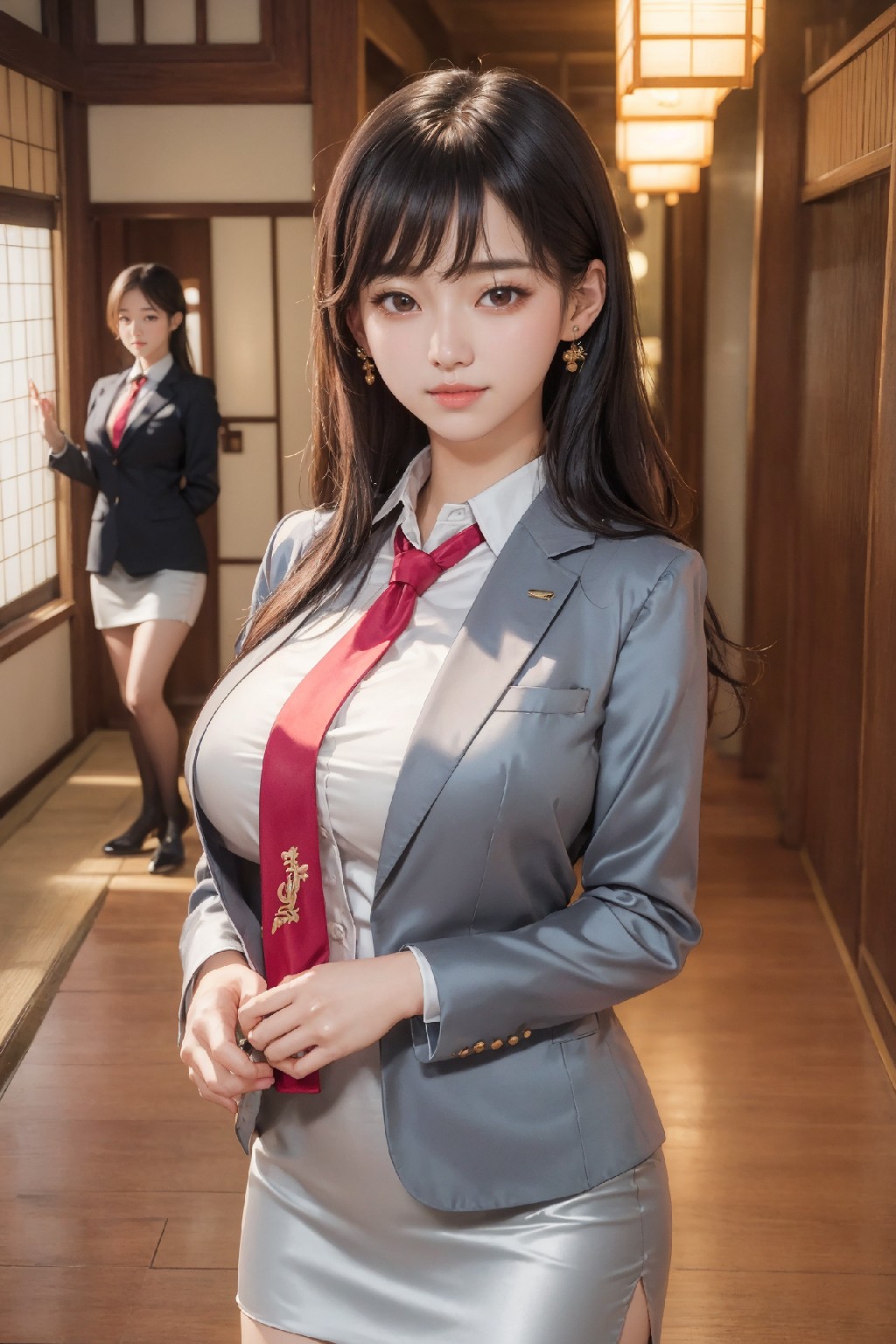 女銷售員