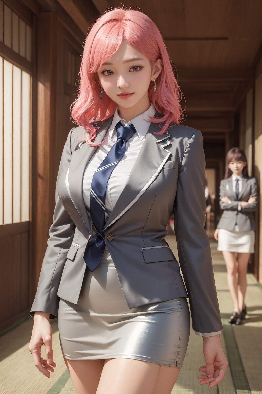 女銷售員