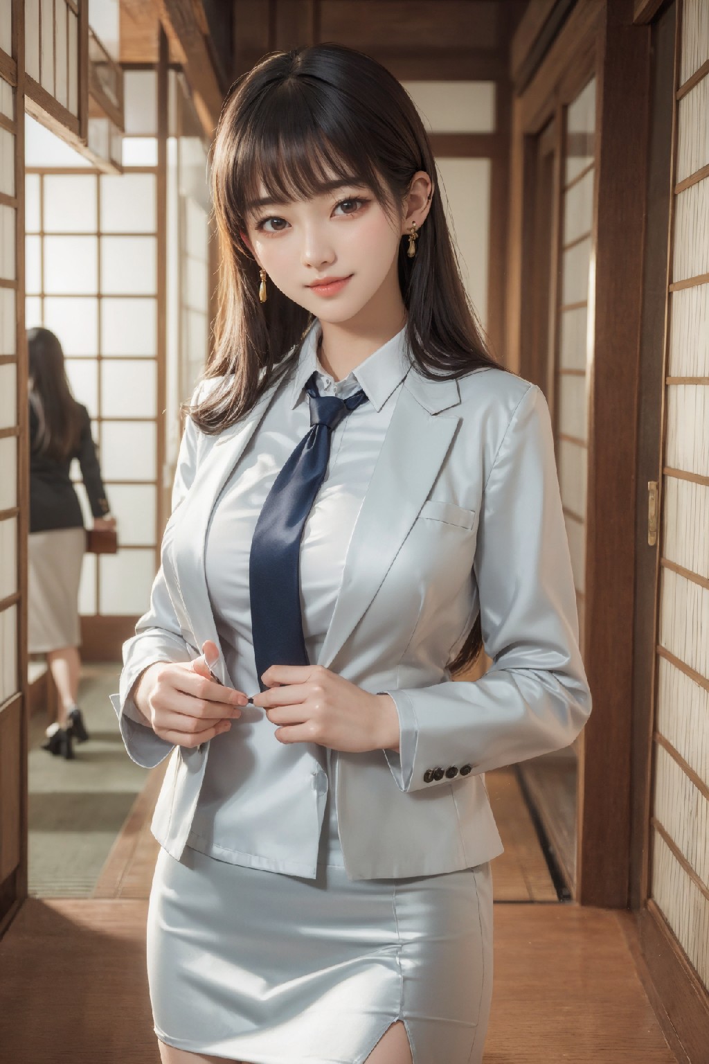 女銷售員
