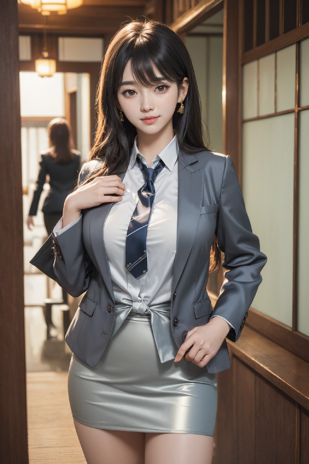女銷售員