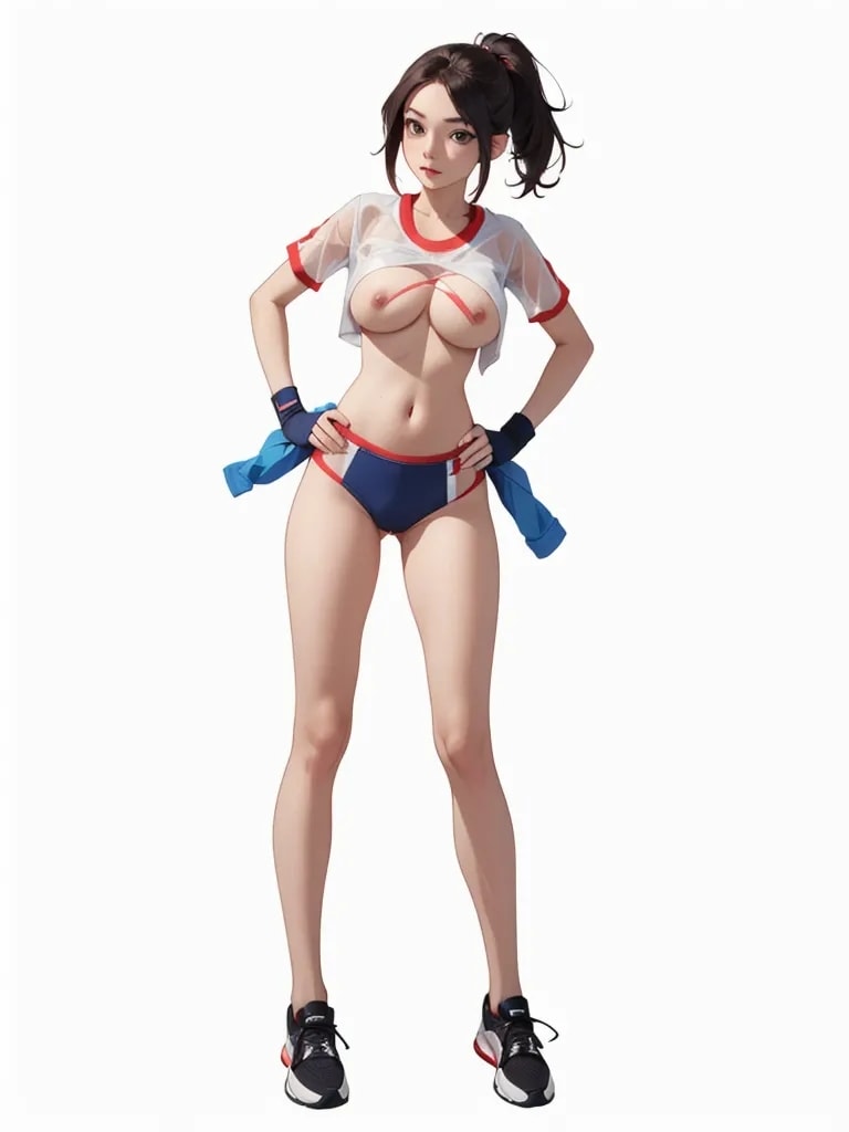 Portrait series: Athletic Girl 3