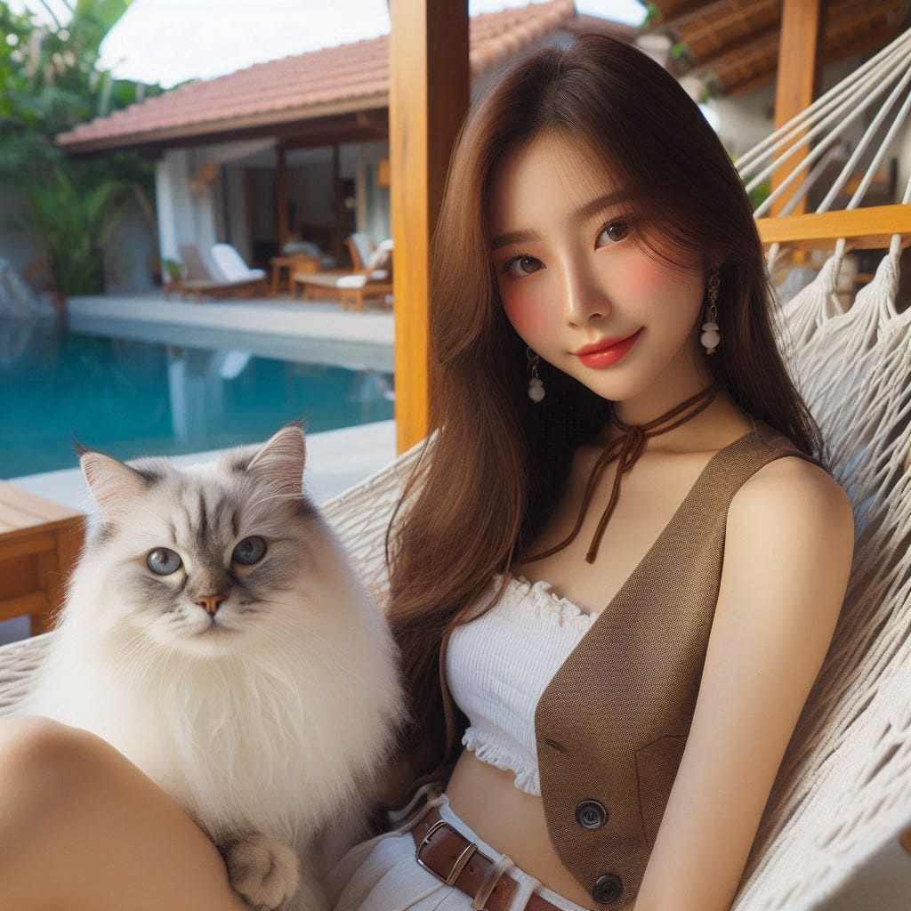 Cat and Sister