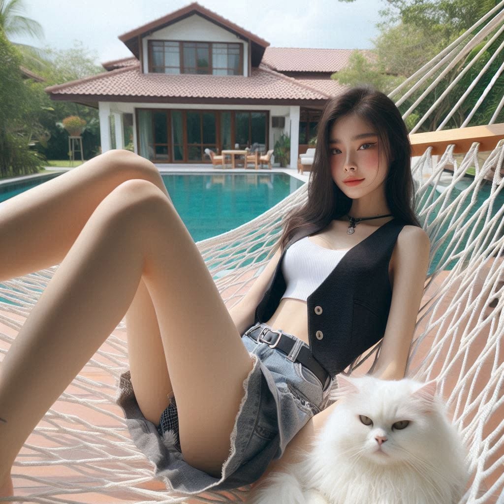 Cat and Sister