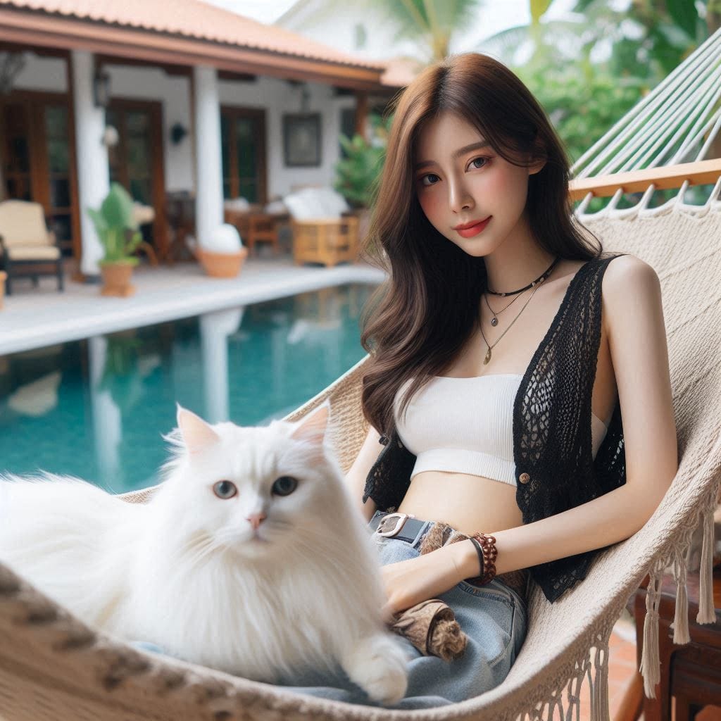 Cat and Sister